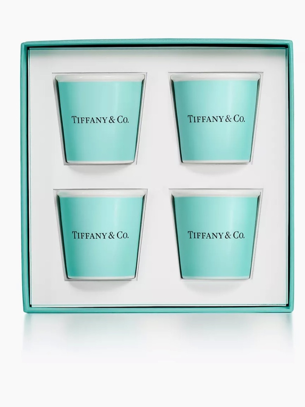 Tiffany & Co. Espresso Cups
in Bone China, Set of Four